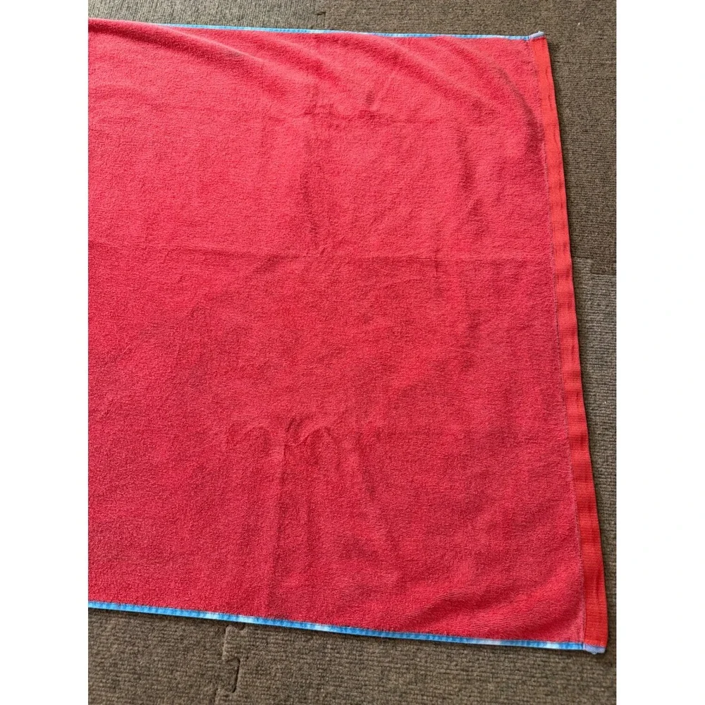 Marvel Spider-Man Beach Towel Blue Red Web Graphic Cotton Bath Towel Kids